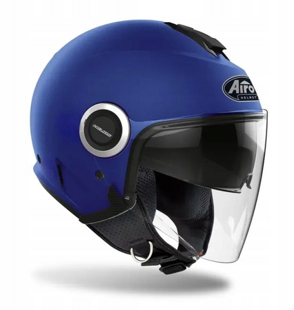 Kask otwarty AIROH HELIOS niebieski/matowy