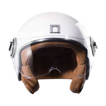 Kask otwarty NOX PREMIUM IDOL biały/połysk