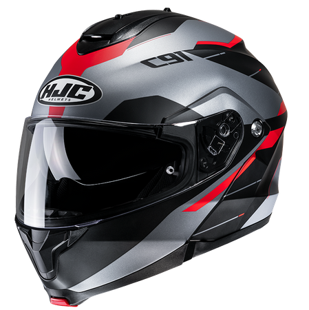 Kask szczękowy HJC C91 KARAN MC1SF matowy