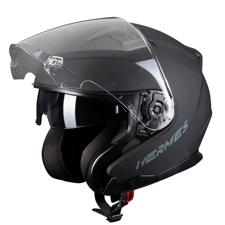 Kask otwarty PILOT HERMES SV czarny/matowy