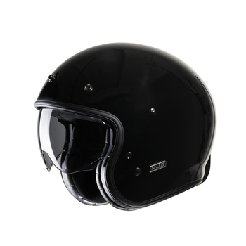 Kask otwarty HJC V31 BLACK czarny połysk
