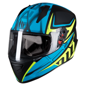 Kask integralny MT Helmets STINGER ACERO niebieski matowy