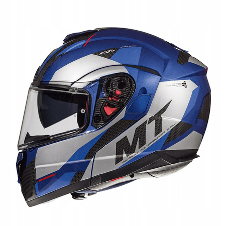 Kask szczękowy MT Helmets ATOM SV TRANSCEND E7 z blendą