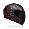 Kask integralny BELL QUALIFIER STEALTH czarny/czerwony matowy