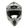 Kask crossowy SWAPS S818 szaro/biały połysk