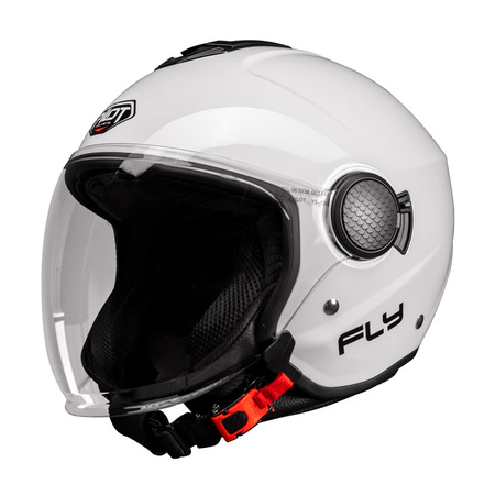 Kask otwarty PILOT FLY SV biały/połysk