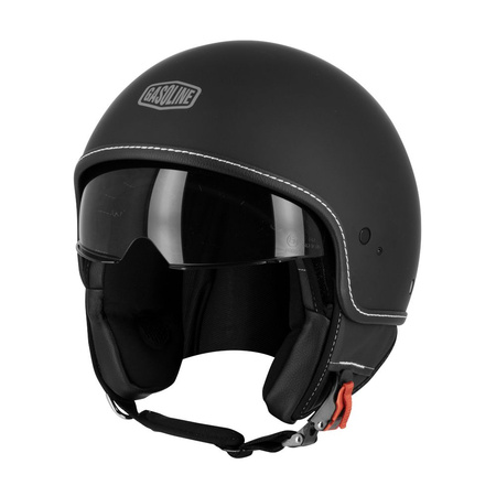 Kask otwarty GASOLINE S773 BRAVA czarny/matowy