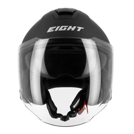 Kask otwarty EIGHT Jet S770 czarny/matowy