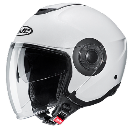 Kask otwarty HJC i40 SEMI FLAT WHITE biały/matowy