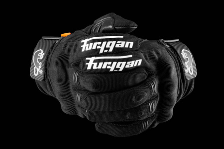 Rękawice motocyklowe FURYGAN JET D3O EVO czarno/białe