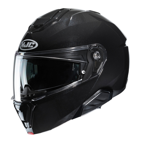 Kask szczękowy HJC i91 METAL BLACK czarny połysk