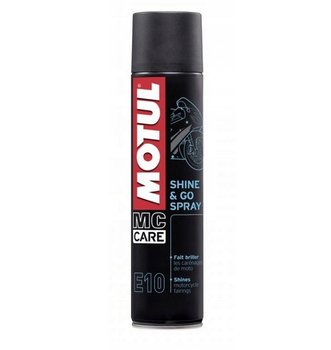 Preparat nabłyszczający MOTUL E10 SHINE & GO SPRAY 400ml