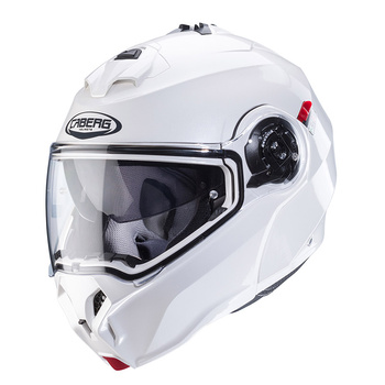 Kask szczękowy CABERG DUKE EVO biały/połysk