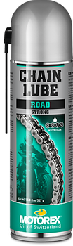 Smar do łańcucha (spray) MOTOREX CHAIN LUBE ROAD (BIAŁY) 500ml