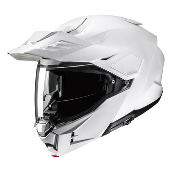 Kask szczękowy HJC i80 PEARL WHITE biały połysk