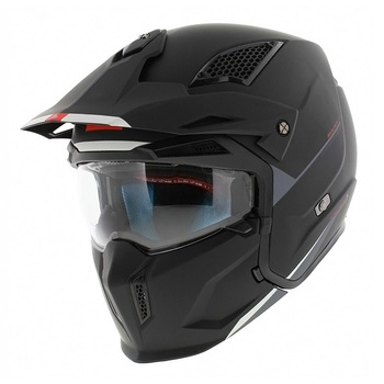 Kask trialowy MT Helmets STREETFIGHTER SV S czarny/matowy