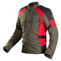 Kurtka NORDCODE HORIZON oliwkowy/czerwony