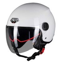 Kask otwarty PILOT FAZER SV z blendą biały połysk