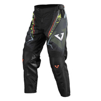 Spodnie crossowe FOVOS MX ATLAS czarno/pomarańczowe