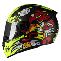 Kask integralny MT Helmets STINGER CHICKEN A1 fluo/czarny matowy
