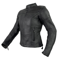 Kurtka motocyklowa skórzana NORDCODE NALA LADY czarna