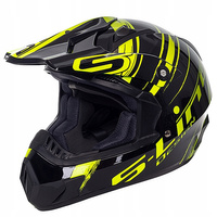 Kask crossowy/enduro S-Line S813N czarny/fluo