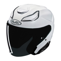 Kask otwarty HJC F31 Pearl White biały połysk