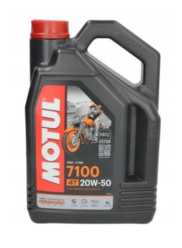 Olej silnikowy syntetyczny MOTUL 7100 20W50 4T 4L