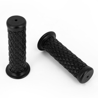 Manetki kierownicy MYRA VINTAGE GRIP Diamond ø22mm czarne