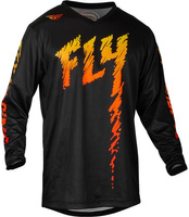 Koszulka off road dziecięca FLY RACING YOUTH F-16 czarno/pomarańczowa/żółta