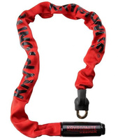 ZAPIĘCIE ŁAŃCUCHOWE KRYPTONITE KEEPER 785 INTEGRATED CHAIN RED 0,7CM X 85CM