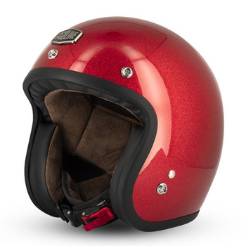 Kask otwarty GASOLINE S250 Cafe Racer połysk