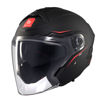 Kask otwarty MT Helmets COSMO SV S (ECE22.06) A1 czarny/matowy