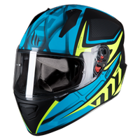 Kask integralny MT Helmets STINGER ACERO niebieski matowy